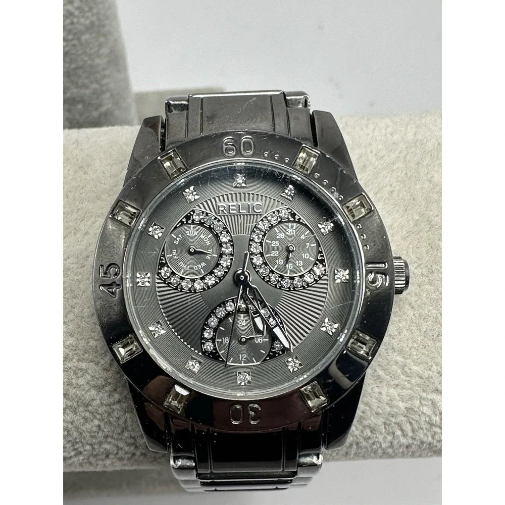 Relic ZR15691 Ladies Watch New Battery 34MM 6